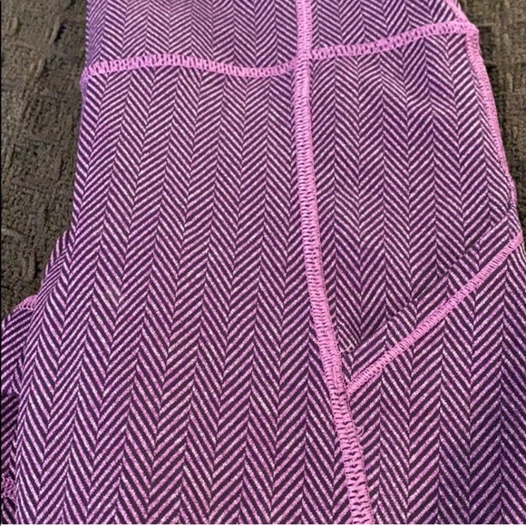 RARE!  Lulu🍋 Rebel Runner Purple Leggings - Picture 2 of 4